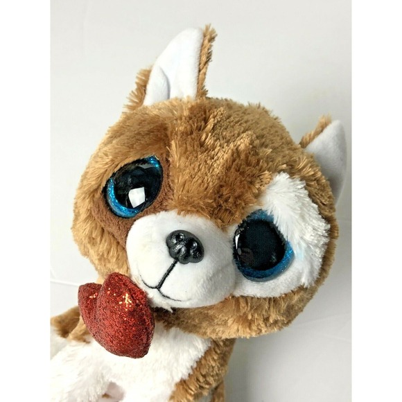 Ty Other - Ty Beanie Boos Valentine's Day  SMOOTCHES Dog heart 6"